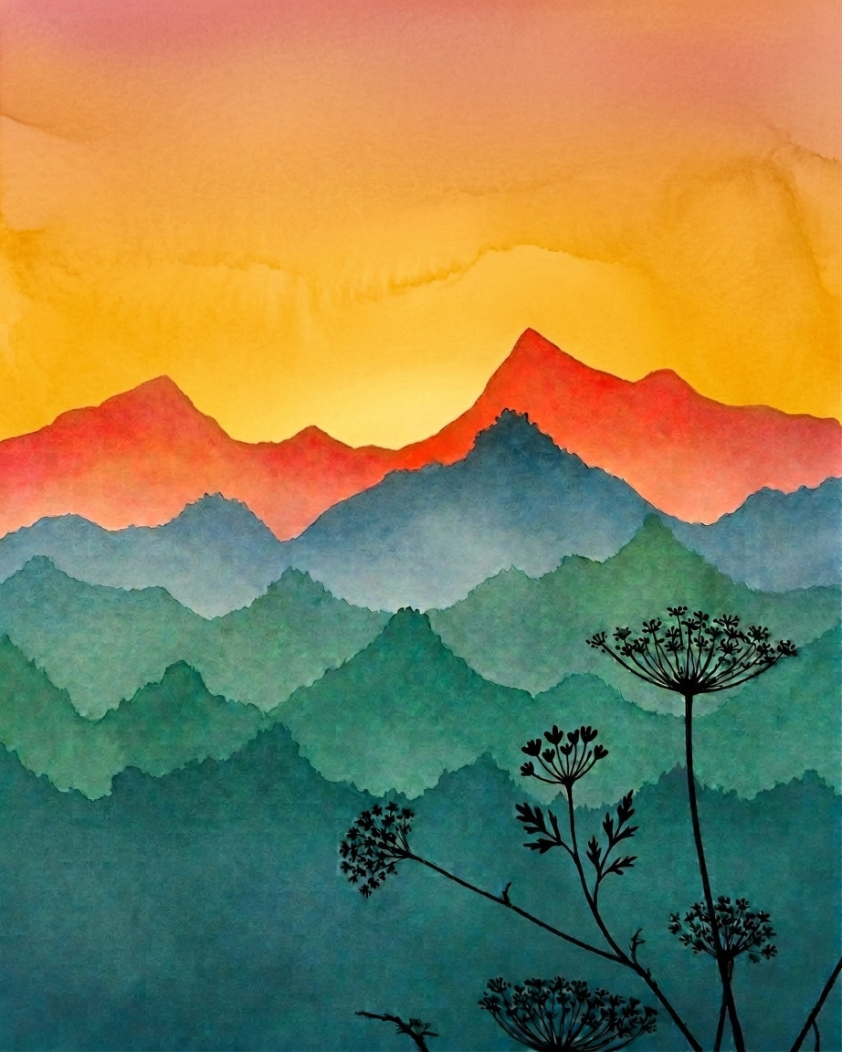 Appalachia II Sunrise Printable Wall Art