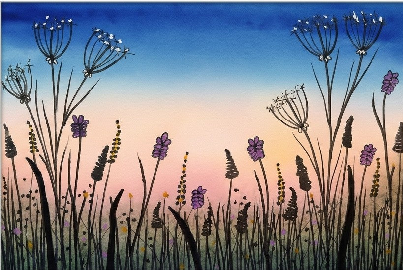 Field at Dusk Printable Wall Art