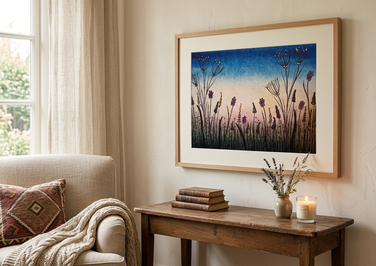 Field at Dusk Printable Wall Art