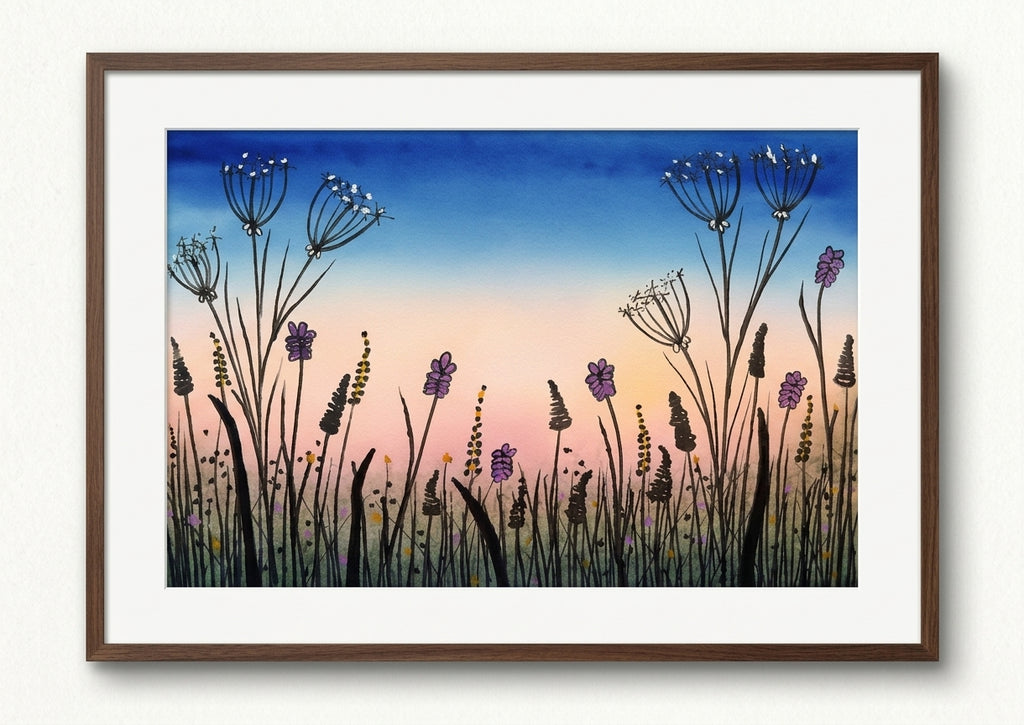 Field at Dusk Printable Wall Art
