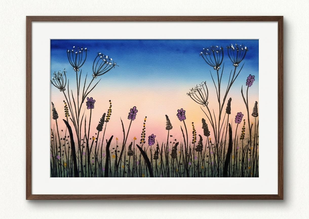 Field at Dusk Printable Wall Art