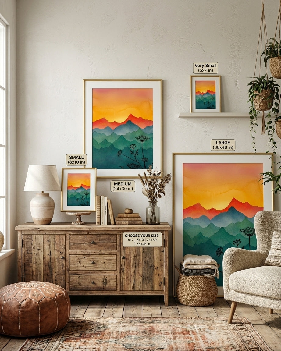 Appalachia II Sunrise Printable Wall Art