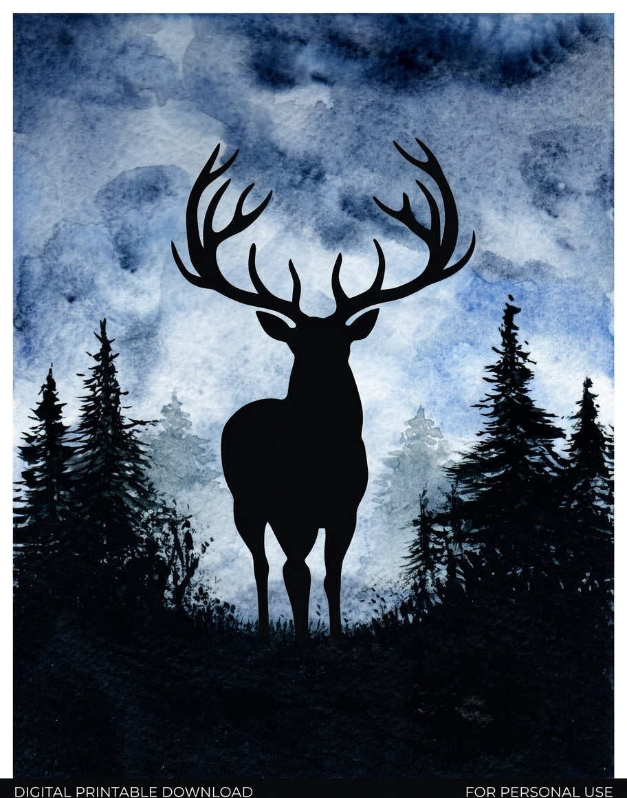 The Stag Printable Wall Art
